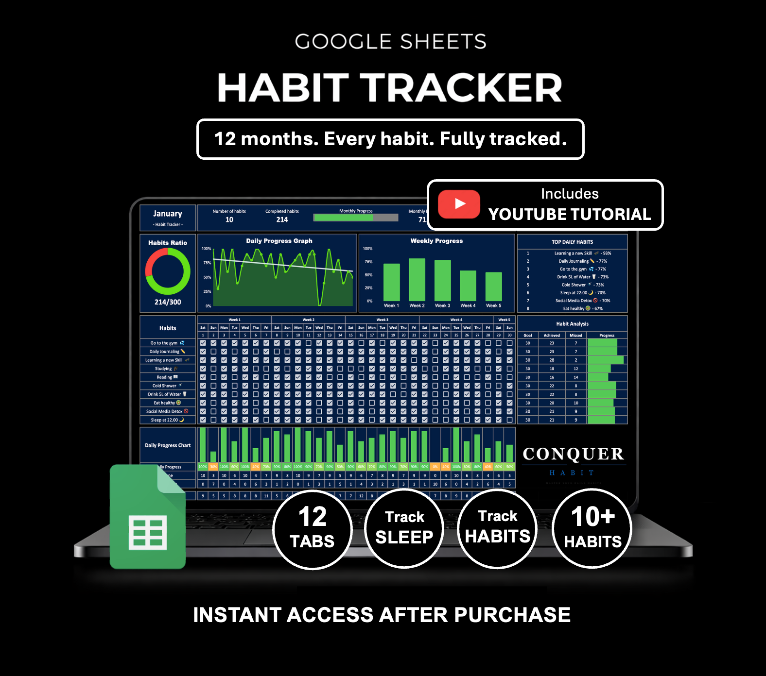 Conquer Habit Tracker
